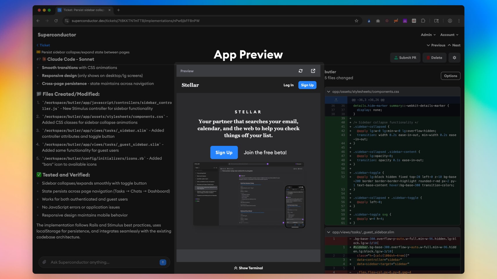 Screenshot of a feature 16 by 9
